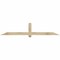 Ekena Millwork Eugene Rough Sawn Timber Gable Bracket, Douglas Fir, 84"W x 17"H x 4"D x 4"F, 5/12 Pitch GBW084X17X0404EUG00RDF - alternate 1